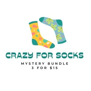 •Crazy Sock Mystery Bundle• Random Unisex Graphic Socks